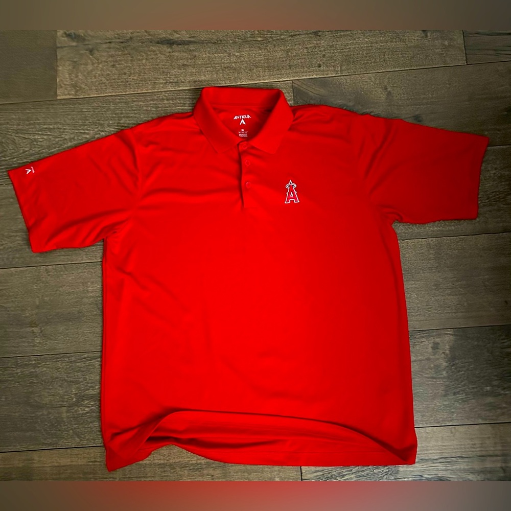Men’s‎ Antigua red Angels polo shirt